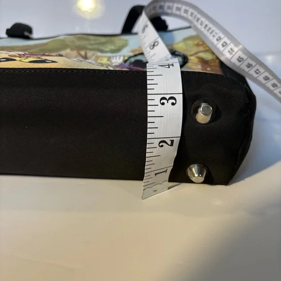 Vintage Dressed Romance Black and Multicolor Mini Bag - Picture 8 of 11